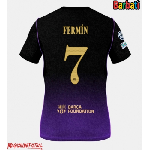 Barcelona Fermin Lopez #7 Tricou Fotbal Replică 2026-27 Barbati Deplasare Barcelona Fermin Lopez #7 Tricou Fotbal Replică 2026-27 Barbati Deplasare